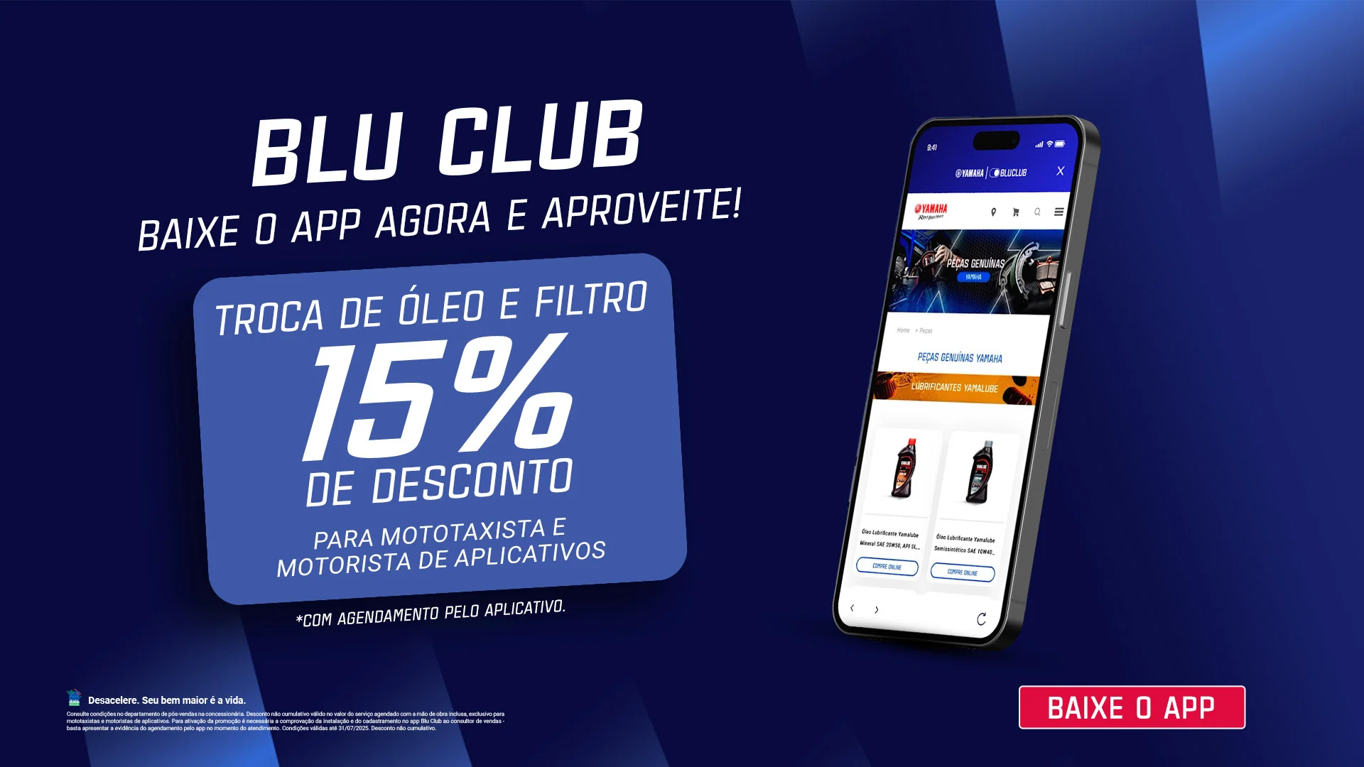 Conheça o APP Blu Club, o Universo Digital da Yamaha.